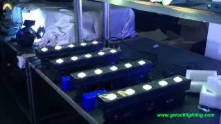 Rechargeable battery powered & wireless DMX Wash LED uplighting 5*15W RGBAW 5in1 color