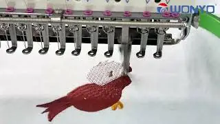 WYQ1208-2026 New Model WONYO 8 heads 12 needles embroidery machine#embroiderymachinefactory