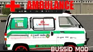 108 модификация фургона скорой помощи для Bussid | симулятор автобуса Индонезия |