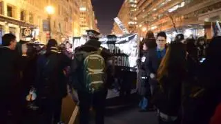 An opposition meeting in Washington after inauguration of Trump