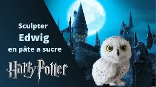 SCULPTER UNE CHOUETTE EN PATE A SUCRE ( Edwig d'Harry potter)