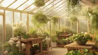 Cozy Ambient Background | Relaxing Loop for Study, Reading & Relaxation - Greenhouse 1
