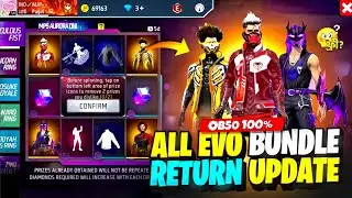 ফাইনালি FFWS Evo Bundle Return আসছে😱😱Confirm Update| FF Next Return Evo Bundle| Free Fire New Events