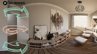 D5 Render 2.2 - #20 Como fazer animação de portas abrindo e mudar eixo de objetos