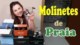MOLINETES que a SUZANA usa na PESCA de PRAIA - Dicas de SURFCASTING