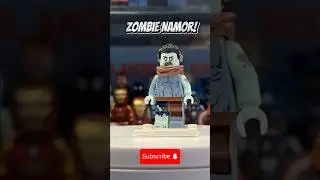 I made LEGO ZOMBIE NAMOR from Marvel Zombies! #shorts