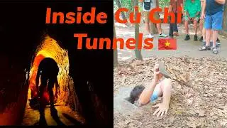 Exploring the Củ Chi Tunnels 🇻🇳  Vietnam War Unbelievable Underground Life