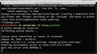 Python Django Tutorial  Full Featured Web App Part 9   Update User Profile