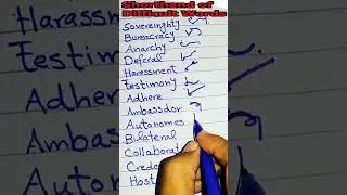 shorthand of most difficult words