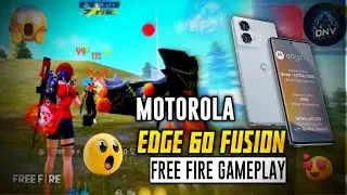 Moto Edge 60 Fusion Free Fire Gameplay Test: INSANE Performance? 🔥