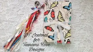 *SOLD* Butterfly Journal DT for Tsunami Rose Designs #butterflyjournal #tsunamirosedesigns