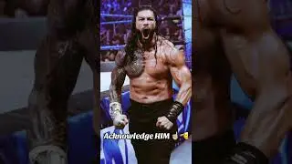 Acknowledge your tribal chief 🙏🏼☝🏼‼️ #romanreigns #wwe #tribalcheif #headofthetable #viral #otc