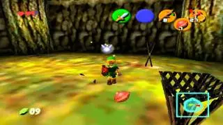 Let's Play! :: Ocarina of Time Three Heart Challenge Part 2 :: Inside the Deku Tree