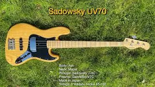 Sadowsky metroline UV70 Jazz Bass - Slap cover [Miki Santamaria]