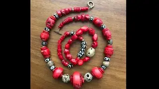 Vintage Coral Necklace Refresh and Bracelet Tutorial!