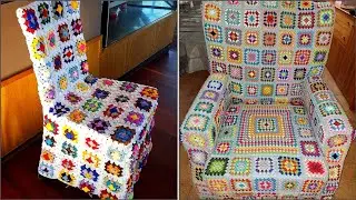 Latest beautiful crochet sofachaircover crochet simple chair cover design