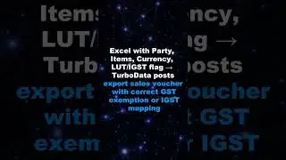 Automate manual splitting of costs Turbodata Tally #short #shorts