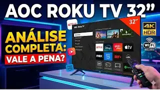 Smart TV AOC 32” Roku TV Vale a Pena em 2026 ? Review Completo + Prós e Contras | Quad Core Wi-Fi!