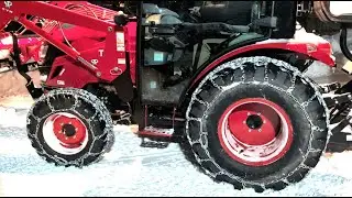 Winter Tractor Setup: pewag dopplespur Tractor Chain Installation