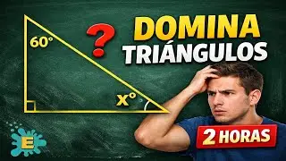 2 horas de EJERCICIOS DE TRIÁNGULOS || aprende paso a paso🔥✅