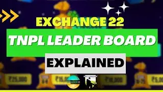 Exchange 22 TNPL Leaderbaord|Exchange22 Best Fantasy Cricket App|Exchange22|