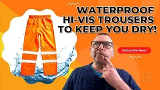 Waterproof Hi Vis Trousers That Keep You Dry