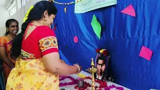 Mathematics day celebrations in mjp girls school Sircilla