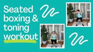 Sated boxing & toning workout