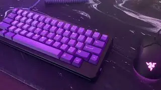 Gmk Serenity | D60 with Creamsicle switches | Sound test