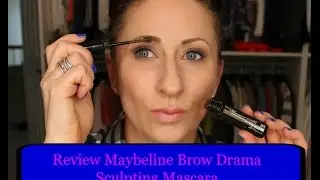 Обзор демо-версии туши Maybelline Brow Drama Sculpting Mascara LisaSz09