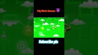 Green demon #GD #Geometrydash #FramePerfectGD