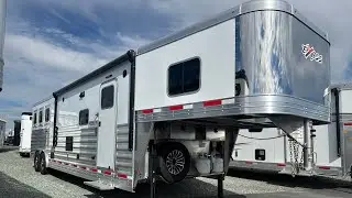 2025 Exiss 8314G Endeavor Living Quarters 3 horse trailers 