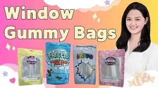 Custom Window Gummy Mylar Bags | Custom Mylar Bag Printing | Printing On Mylar Bags - RinPac