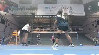 My routine every Sunday badminton game with friends at KFF badminton Arena Hall 🏸🏸🏸 go go