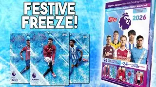 Распаковка праздничного адвент-календаря Topps 2026 года от Freeze