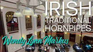 Irish Traditional Hornpipes on Strolling Electric Violin at Haunted Galena Conference