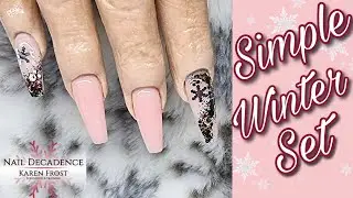 Builder Gel Nails | Saviland PR Haul |BIAB | Builder in a Bottle | Glitter & Snowflakes | Ballerina