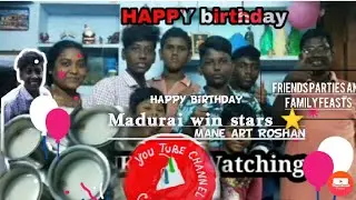 Madurai win stars in Mane art Roshan Maddy  Birthday celebration 👍✨|Madurai win stars