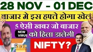 DALAL Street Week Ahead ⚫ Stock Market Latest News Today | Nifty Prediction | Sensex