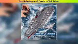 S19 Rc Boat Kids High-Speed Remote Control Boat 2.4G Remote Control Aircraft Carrier Warship