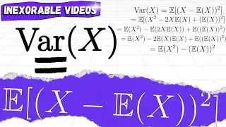The Variance of a Random Variable (Using Expected Values) | Probability