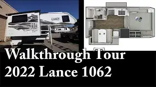 Walkthrough Tour 2022 Lance 1062 - Must See! Double Slide!