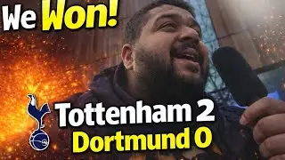 WE WON! Tottenham 2-0 Dortmund | Spurs DOMINATE in Europe