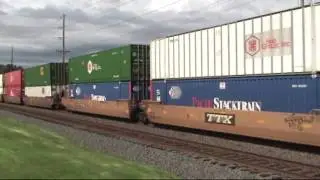 UP 7631 With Mid Train DPU's