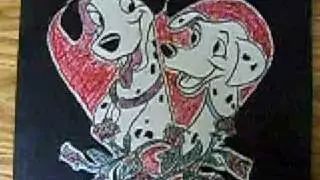 Pongo and Perdy drawing