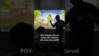Точка зрения: Смотрю фильмы Marvel с тем, кто слишком много знает! #теория #мстителисудныйдень #п...