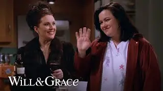 Hmm, let's see...&nbsp;Squeaky, rude, drunk. You must be Karen | Will & Grace