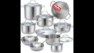 Mueller 17pc Ultra-Clad Cookware Review - Pros & Cons - Mueller Pots and Pans Set