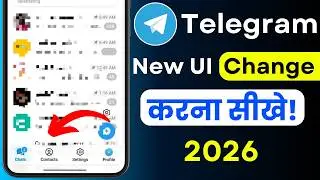 🔥 Telegram Update 2026 – Telegram New UI Change to Old UI | App Settings Tutorial 🔥