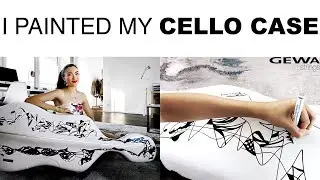 SUUVI x GEWA Air Cello Case Speed Painting